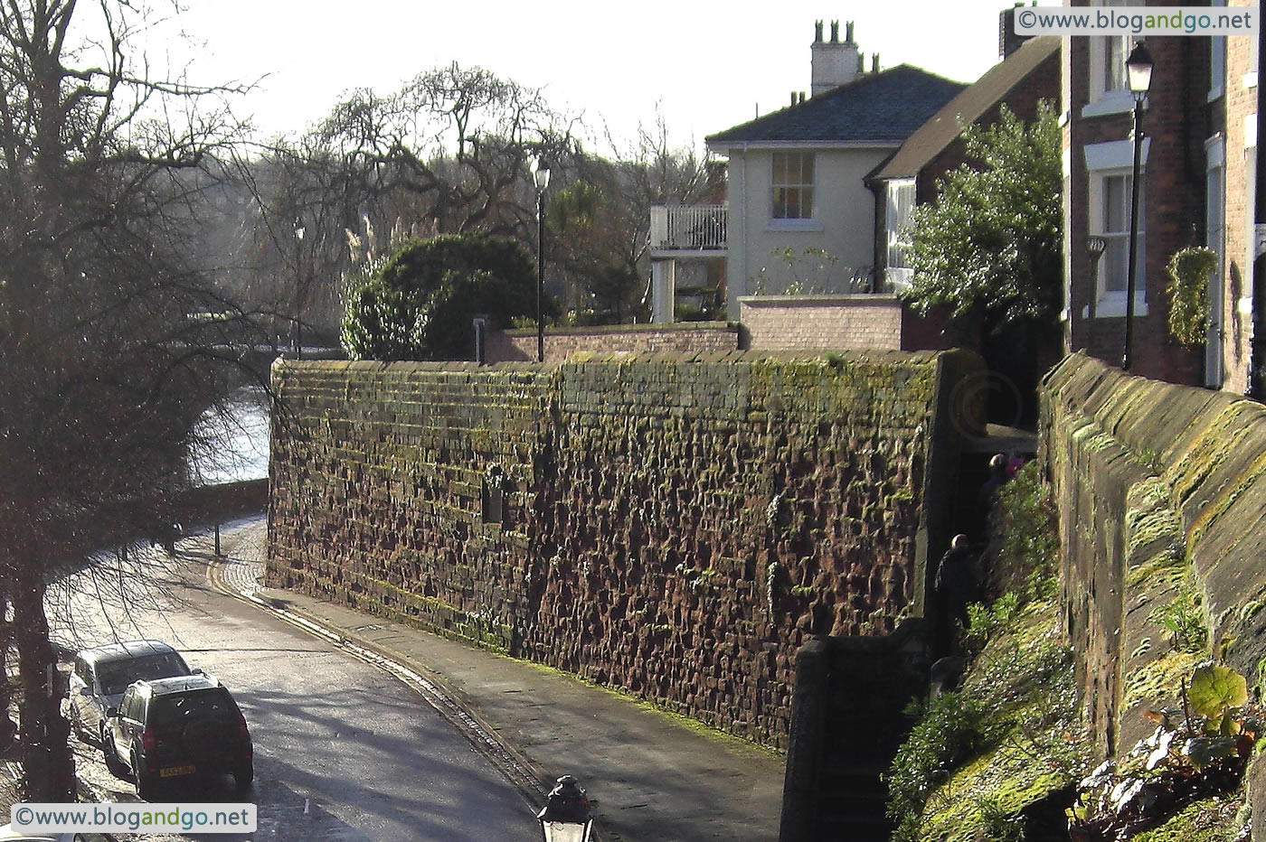 Chester - To the Old Dee Bridge and Wishing Steps
